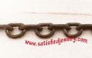 4.13x3.1x0.6mm Brass chains - CHAIN0117 - Bigger size