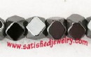 4x4x4mm Hematite Beads - HEMA0014