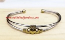 21.9x11.9mm Brass Bangles - BANGLE0012