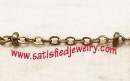 2.5x0.7mm Brass chains - CHAIN0286
