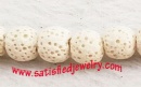 Round lava beads - LAVA0013