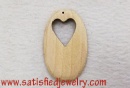 50.5x30.5mm Wood Bead - WOOD0012