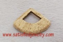 47.6x34mm Wood Bead - WOOD0013
