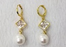 16x11.3mm Brass Earrings - EARRING0005
