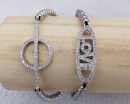 Cubic Zircon Bracelets STF000221-1 and STF000221-2