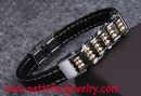 Leather Stainless steel Bracelets - LEATHER0024