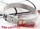 Silicone Stainless steel Bracelets - LEATHER0064