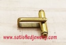 18x17mm brass cuff links - METAL0007