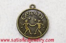 25mm Metal Pendant - METAL0100