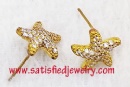 13x13.5mm Brass Earrings - OEM - 29