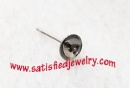 4.0mm stainless steel earrings - STEEL0117